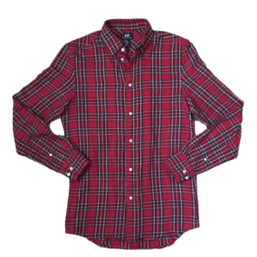 🎈$5 add on. MEN’S H&M Plaid Shirt. XS